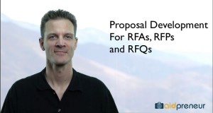 Introduction to Proposal Development for RFAs, RFPs and RFQs